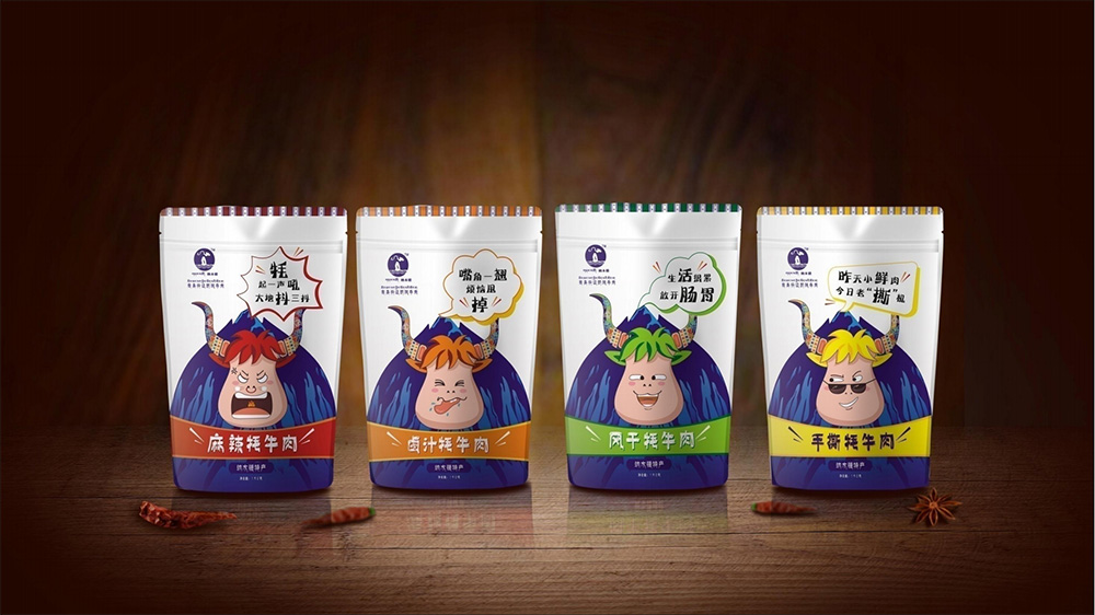 纳木错牛肉干包装设计